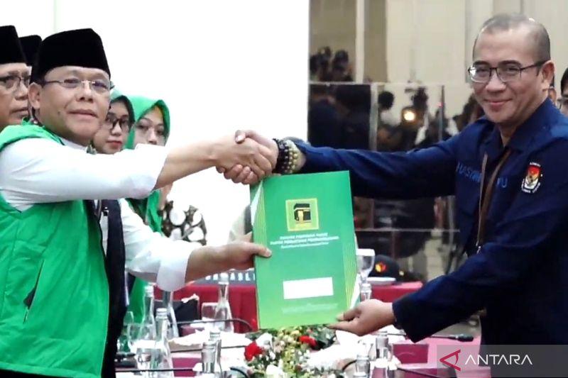KPU RI Terima Berkas Pendaftaran 580 Bacaleg dari PPP