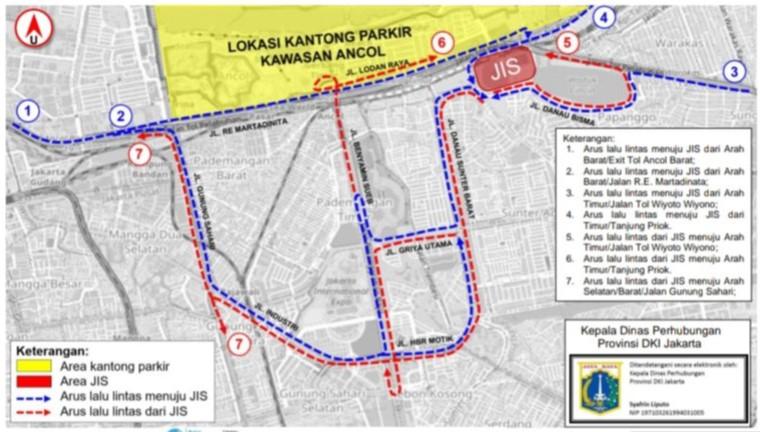 Catat! Ini Rekayasa Arus Lalu Lintas saat Konser Bruno Mars di JIS