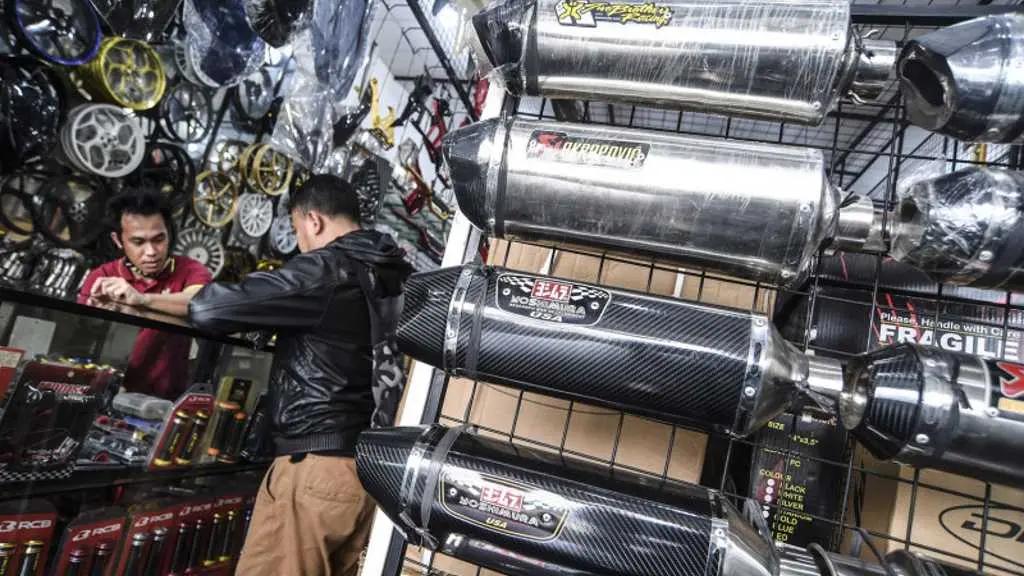 Bikin Ganggu, 1000 Knalpot Brong Diamankan di Cianjur