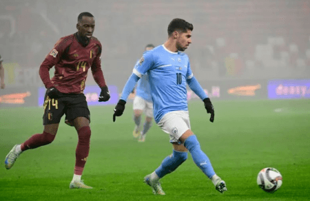 Timnas Belgia Kalah 0-1 dari Israel di UEFA Nations League 2024/25