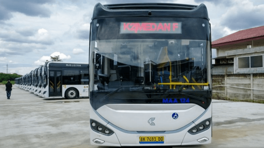 Medan Luncurkan 60 Bus Listrik, Wali Kota: Transportasi Massal Semakin Modern dan Ramah Lingkungan