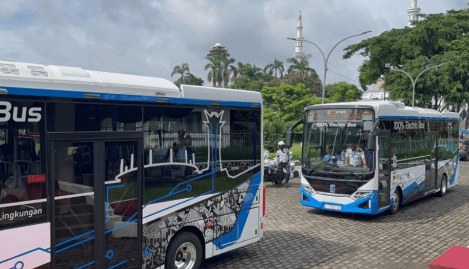 Bus Listrik Tegar Beriman Mulai Beroperasi di Kabupaten Bogor