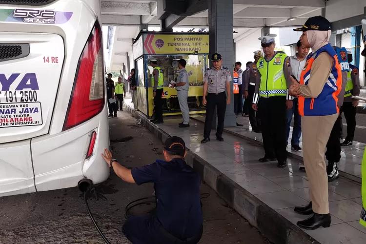 Ram Check Bus Lebaran 2025 Digelar di Terminal Mangkang Semarang