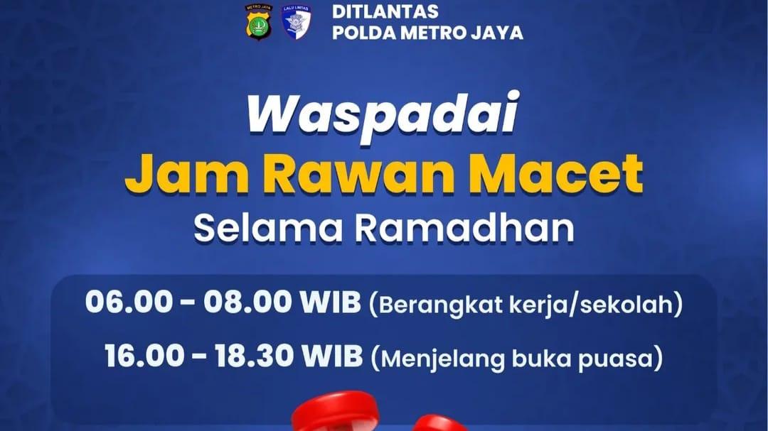 Kenali Jam Rawan Macet Selama Ramadan 2025, Hindari Terjebak!