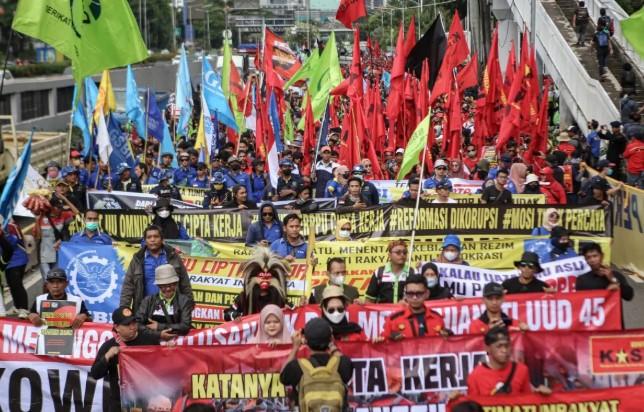 Demo Buruh di DPR, 1.464 Personel Gabungan Dikerahkan untuk Pengamanan