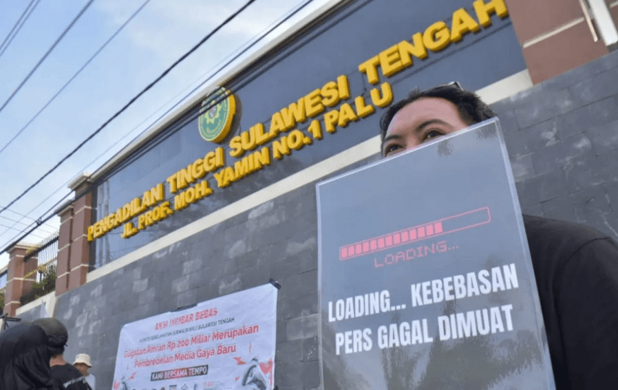 KKJ Sulteng Desak Pengadilan Tolak Gugatan Rp200 Miliar Amran Sulaiman terhadap Tempo