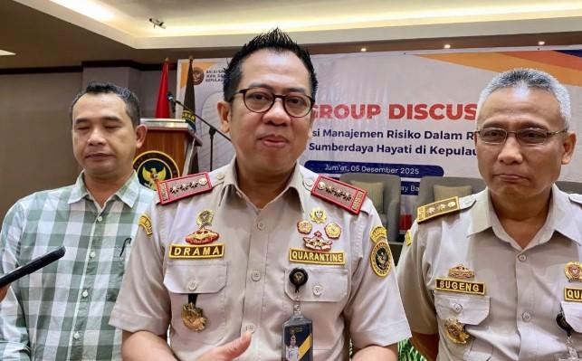 Barantin Perkuat Pengawasan Perikanan di Kepri, Waspadai Ancaman Penyakit Ikan di Zona Perdagangan Bebas