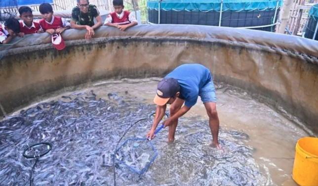 BNPT Dorong Budi Daya Ikan Bioflok di Desa Siapsiaga Sebagai Bagian dari Program Kesiapsiagaan Nasional