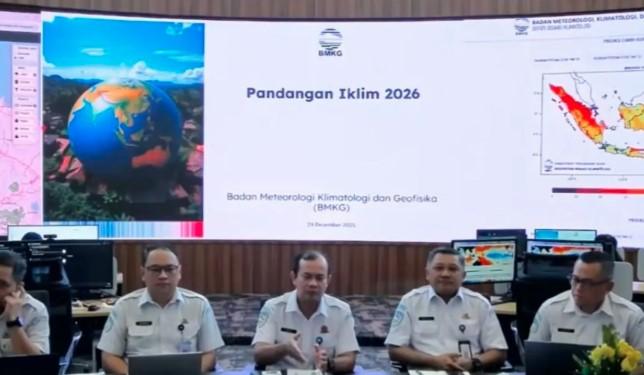 BMKG Ingatkan Potensi Hujan Tinggi di Pesisir Barat Sumatera pada 2026