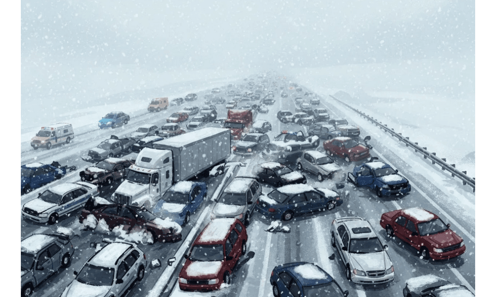 Tabrakan Beruntun Libatkan 50 Kendaraan di Jepang, Dua Tewas dan 26 Terluka