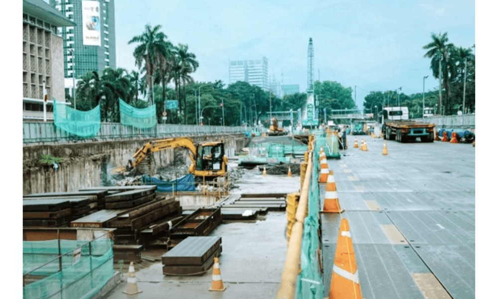 Imbas Konstruksi MRT Fase 2, Lalu Lintas Jalan Gajah Mada dan Hayam Wuruk Direkayasa hingga Agustus 2026