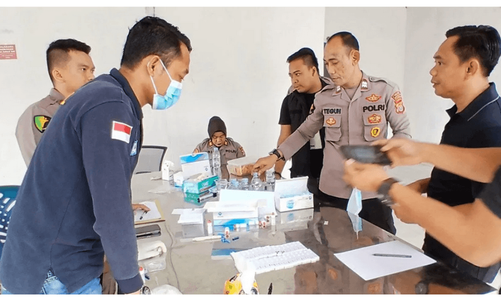 Cegah Hepatitis A, Polres Lampung Selatan Periksa Kesehatan Karyawan dan Relawan SPPG
