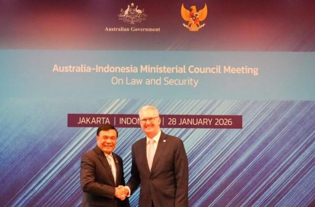 Menko Polkam Djamari Chaniago dan Mendagri Australia Bahas Penguatan Kerja Sama Keamanan Bilateral