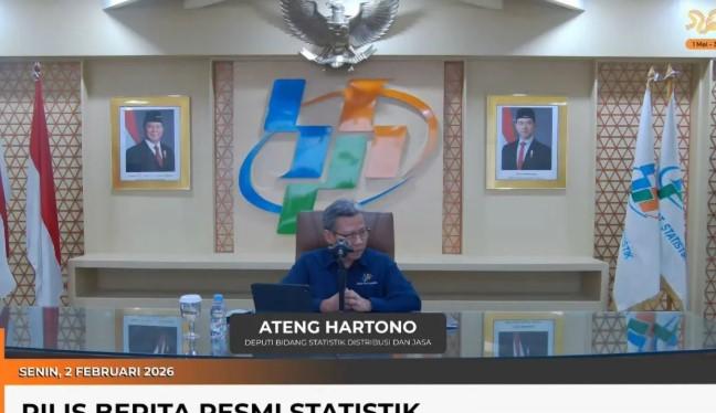 BPS Mencatat Inflasi Tahunan Indonesia 3,55 Persen pada Januari 2026