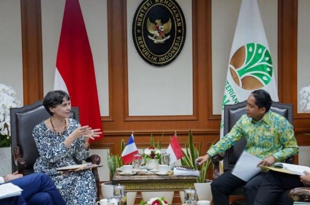 Menhut Raja Juli Antoni Perkuat Kerja Sama Kehutanan Berbasis Sains dengan CIRAD Prancis