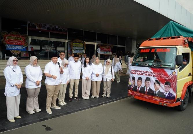 HUT ke-18 Partai Gerindra, Salurkan Sembako, Bibit Pohon, dan Santunan Anak Yatim ke Berbagai Daerah