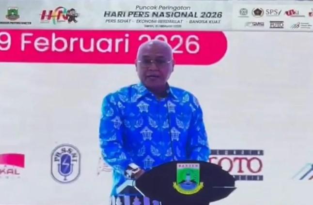 HPN 2026 di Serang Tekankan Pers Sehat untuk Mendukung Demokrasi dan Ekonomi Bangsa