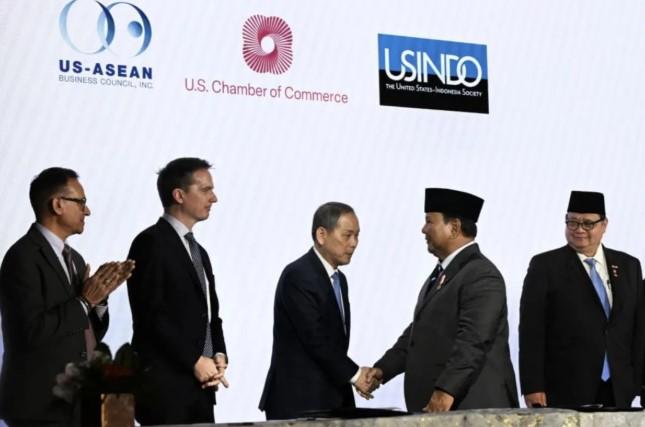 Presiden Prabowo Saksikan Penandatanganan 11 MoU Indonesia-AS Senilai 38,4 Miliar Dolar AS