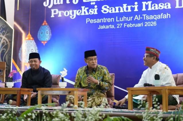 Kemenag Gelar Takjil Pesantren dan Bahas Proyeksi Santri Masa Depan di Jakarta Selatan