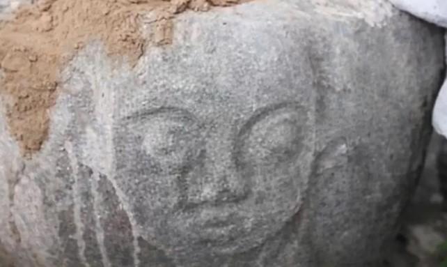 Warga Temukan Situs Megalitikum Berwajah Manusia di Tambang Ilegal Dongi-Dongi