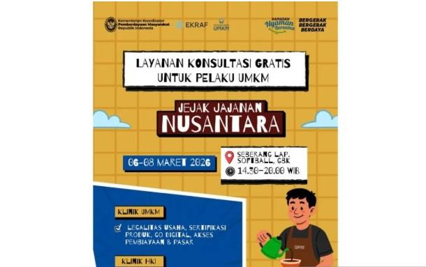 Kemenko PM Buka Klinik UMKM dan Hak Kekayaan Intelektual di Festival Jejak Jajanan Nusantara