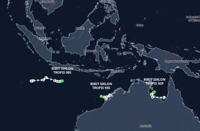BMKG Pantau Dua Bibit Siklon Tropis 93S dan 95W, Potensi Tingkatkan Curah Hujan di Sejumlah Wilayah Indonesia