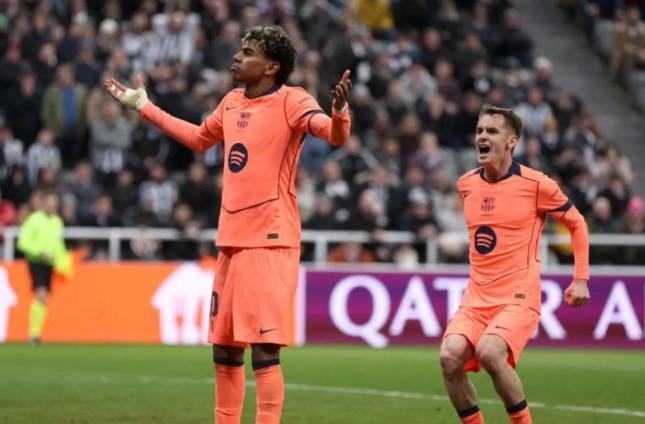Gol Penalti Lamine Yamal di Menit Akhir Selamatkan Barcelona dari Kekalahan atas Newcastle
