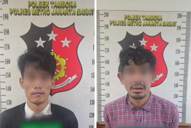 Dua Pria Modus Minta Sumbangan Curi Ponsel di Tambora, Ditangkap Polisi Saat Patroli