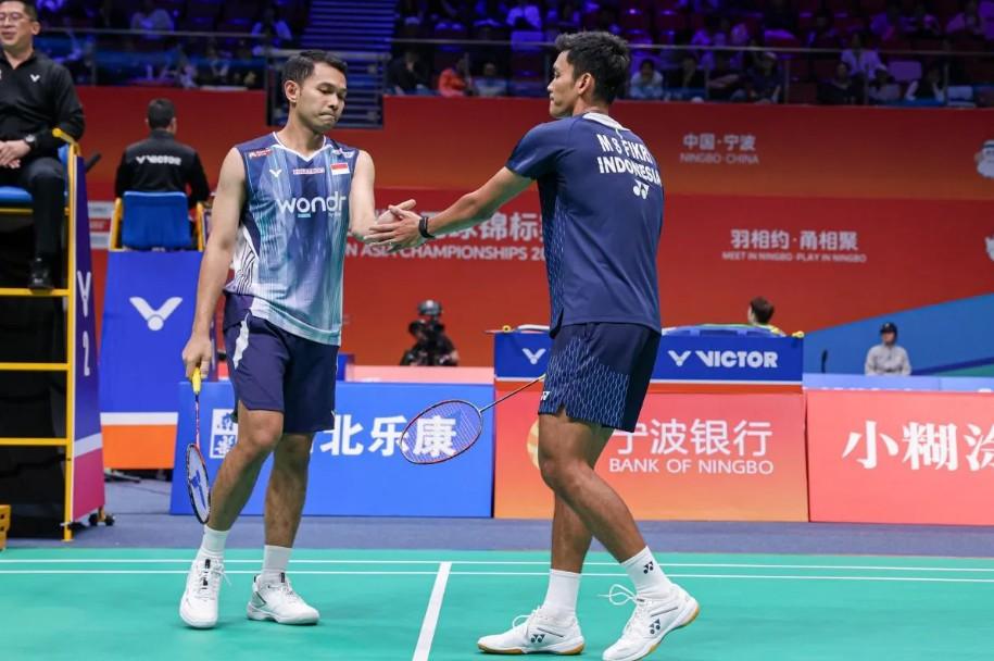 Fajar/Fikri Tembus Perempat Final BAC 2026 Usai Tundukkan Wakil Tuan Rumah Dua Gim Langsung