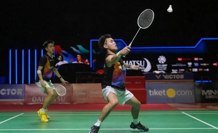 Raymond Indra/Nikolaus Joaquin Tuntaskan Kemenangan Sempurna Indonesia 5-0 atas Aljazair di Piala Thomas 2026