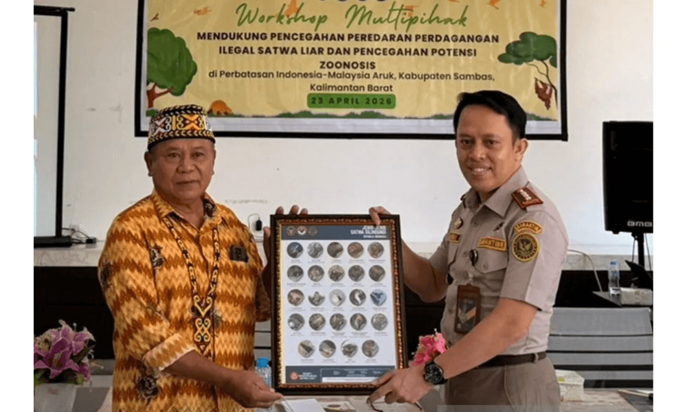 Karantina Kalbar Perkuat Sinergi Lintas Sektor Cegah Perdagangan Satwa Ilegal di Perbatasan RI–Malaysia