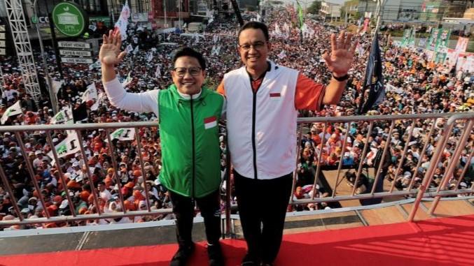 Dinyinyirin Massanya Sedikit, Cak Imin Heran Pendukung AMIN Kok Banyak?