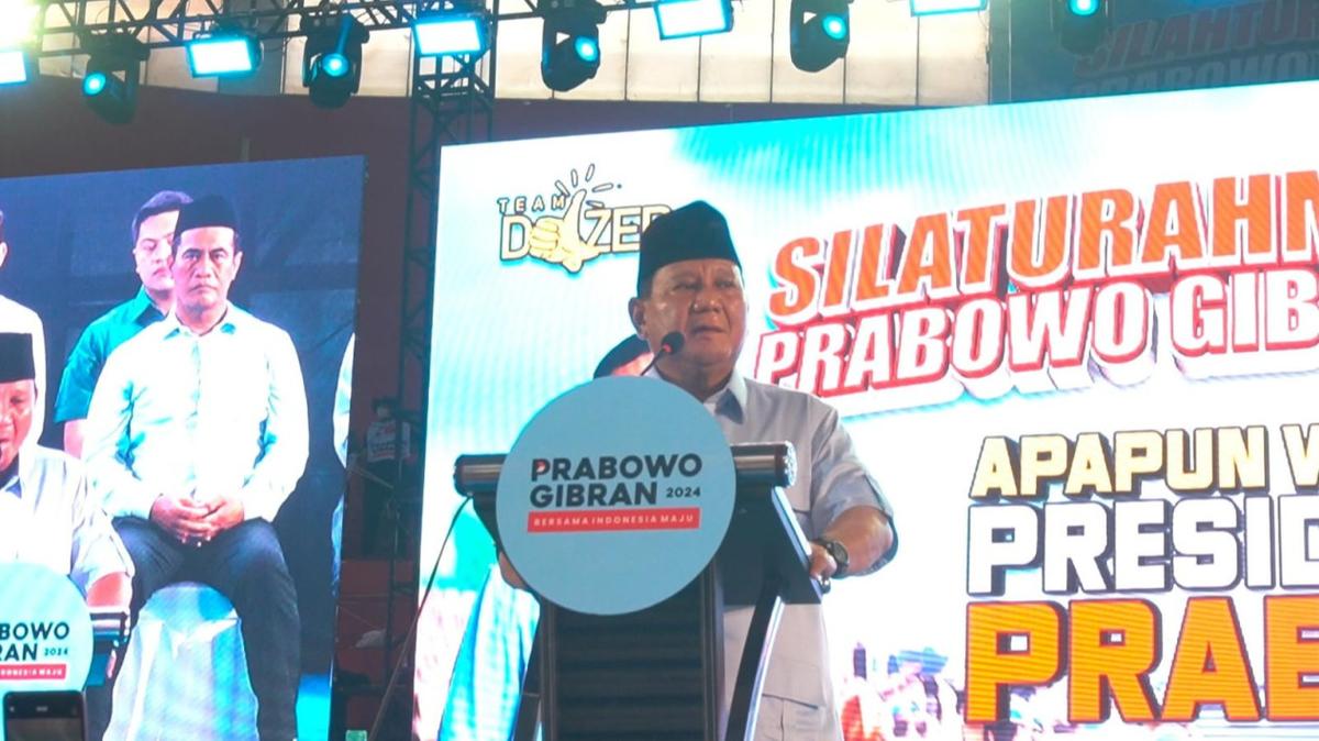 Jelang Hari Pencoblosan, Prabowo Gelar Pengajian