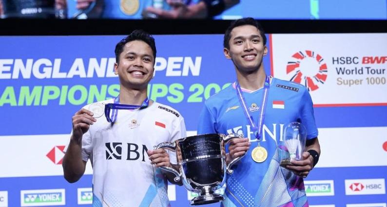 Jonatan dan Ginting 'Come Back' ke Daftar 5 Besar Tunggal Putra Dunia