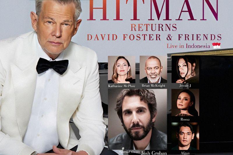 Rossa Juga jadi Bintang Tamu Konser David Foster di Indonesia