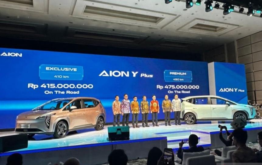 Dibanderol Rp415 Juta, Mobil Listrik AION Y Plus Resmi Mengaspal di Tanah Air