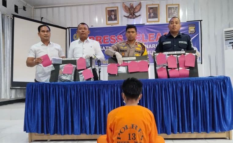 Gegara Pakai Sabu, 2 ASN di Mukomuko Bengkulu Ditangkap Polisi