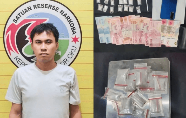 Polisi Tangkap Bandar Narkoba di OKU Sumsel
