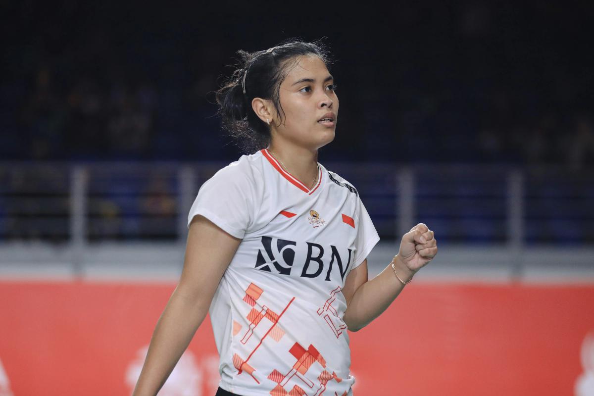Sengit! Gregoria Menangi Game Vs Korsel Lewat 3 Set