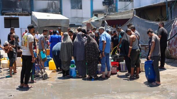 UNRWA Bangun Kembali Sumur Air di Khan Younis