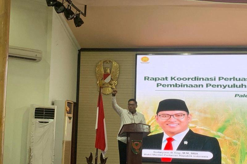 Wamentan Komit Selesaikan Konstruksi Optimalisasi Lahan di Sumsel pada September