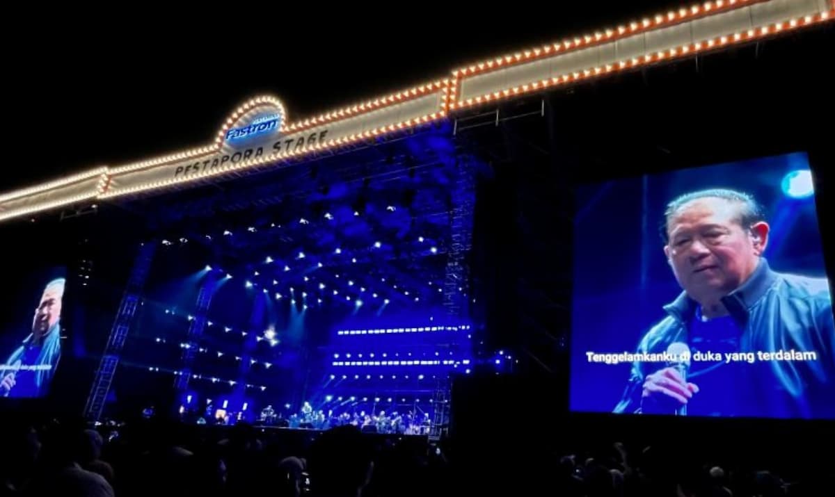 Usai Manggung di Pestapora, SBY Sambangi Jokowi di Istana Merdeka