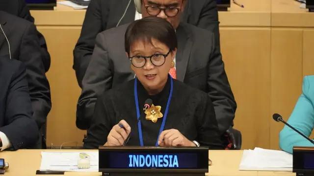 Menlu Retno Pertanyakan Peran DK PBB Ciptakan Damai di Palestina