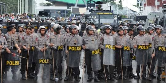 Polisi Terjunkan 5.000 Lebih Personil Amankan Pelantikan Anggota Dewan