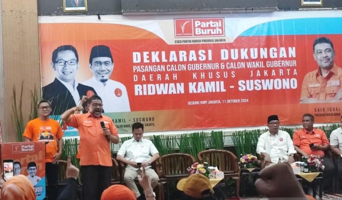 Said Iqbal Klaim 87,5 Persen Buruh Jakarta Dukung Ridwan Kamil-Suswono