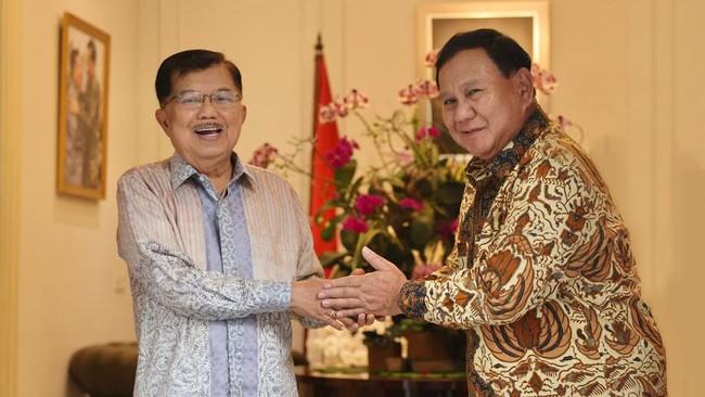 Tanggapi Calon Menteri Pilihan Prabowo, JK: Semuanya Keren!