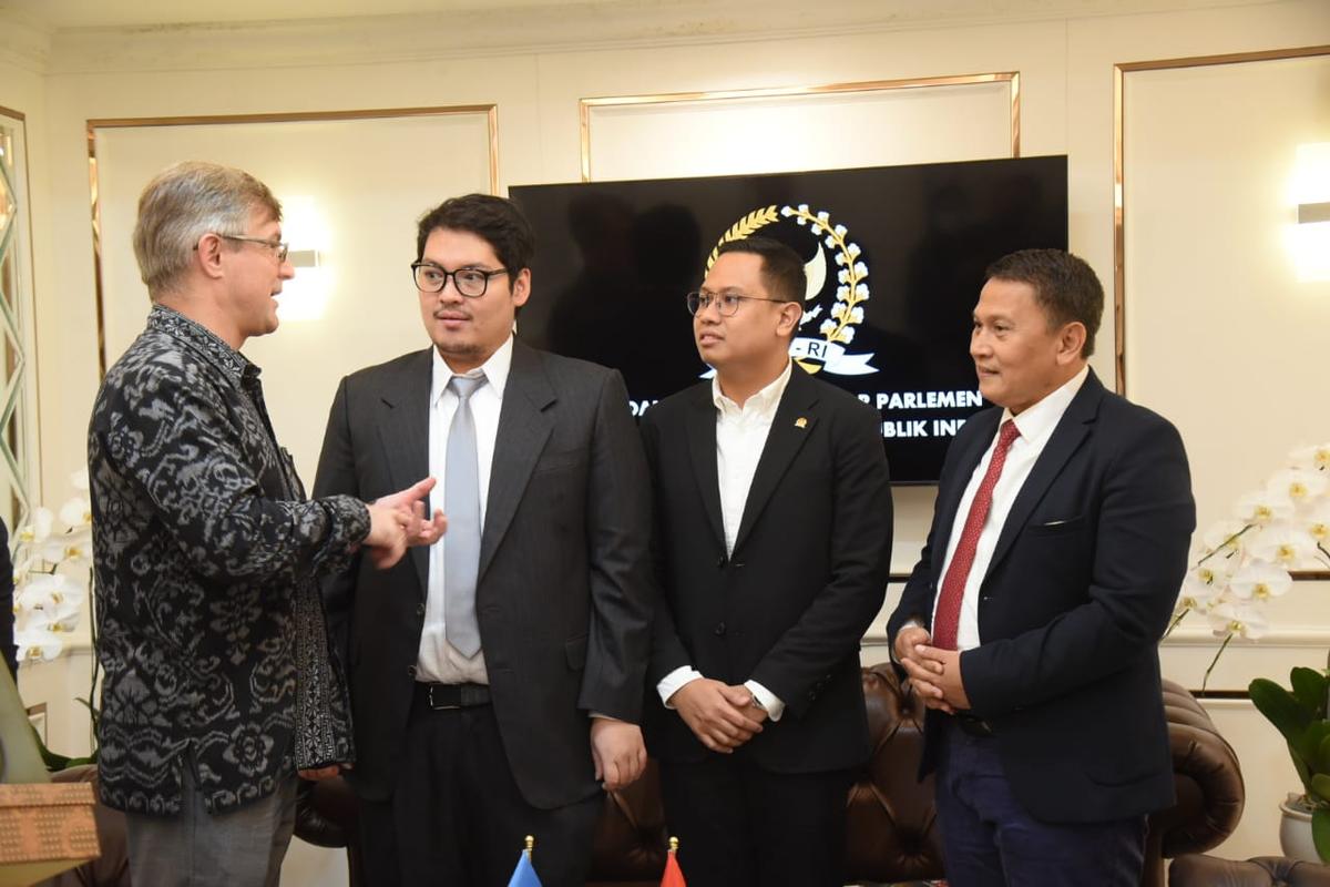 Bertemu Dubes Ukraina, Pimpinan BKSAP Bahas Isu Perdamaian