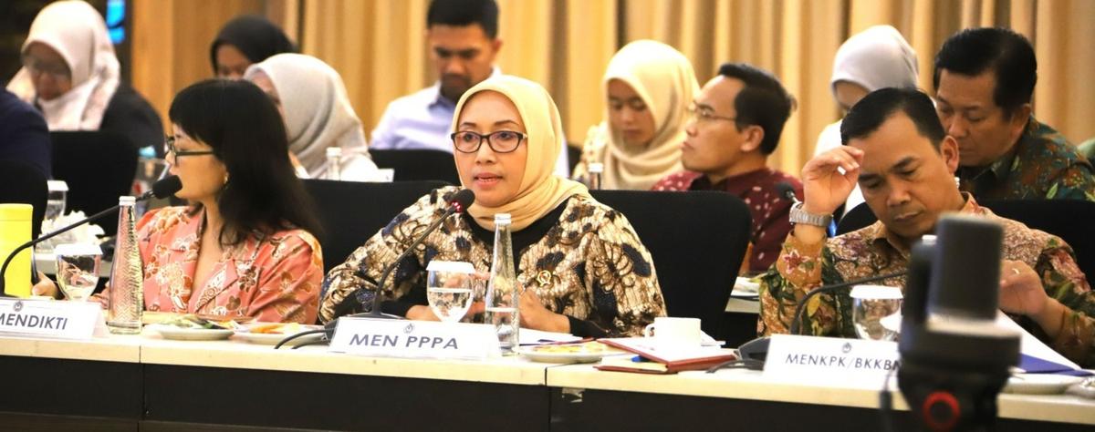 Menteri PPPA : 3 Program Prioritas Kemen PPPA Butuh Sinergi antar Kementerian dan Lembaga