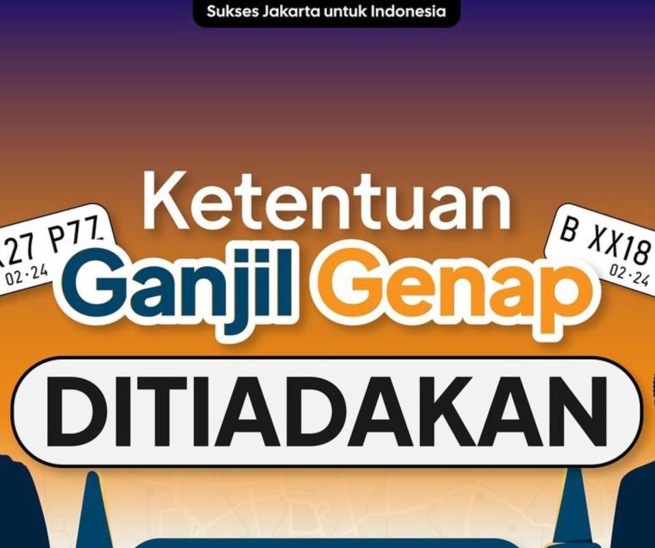 Libur Pencoblosan, Ganjil Genap Ditiadakan Saat Pilkada 2024