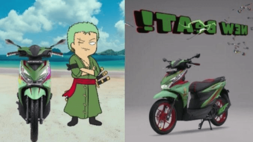 Honda Beat One Piece Edisi Zoro Hadir: Tampil Gagah dengan Aksen Khas